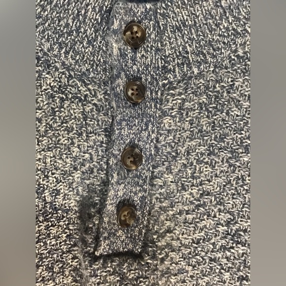 Joseph Abboud Men’s Knit Sweater Wool Blend 50% Wool/Neutral/Grandpa/Layering - Picture 4 of 5